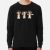 ssrcolightweight sweatshirtmensblack lightweight raglan sweatshirtfrontsquare productx1000 bgf8f8f8 3 - Beagle Gifts