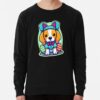 ssrcolightweight sweatshirtmensblack lightweight raglan sweatshirtfrontsquare productx1000 bgf8f8f8 5 - Beagle Gifts