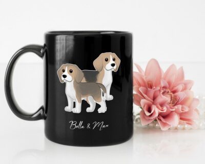 Personalized Beagle Name Mug