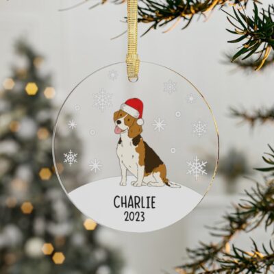 Personalized Dog Christmas Ornament