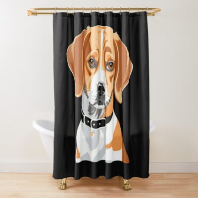 Beagle Shower Curtain