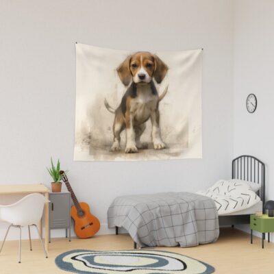 Beagle Sweetie Puppy Tapestry